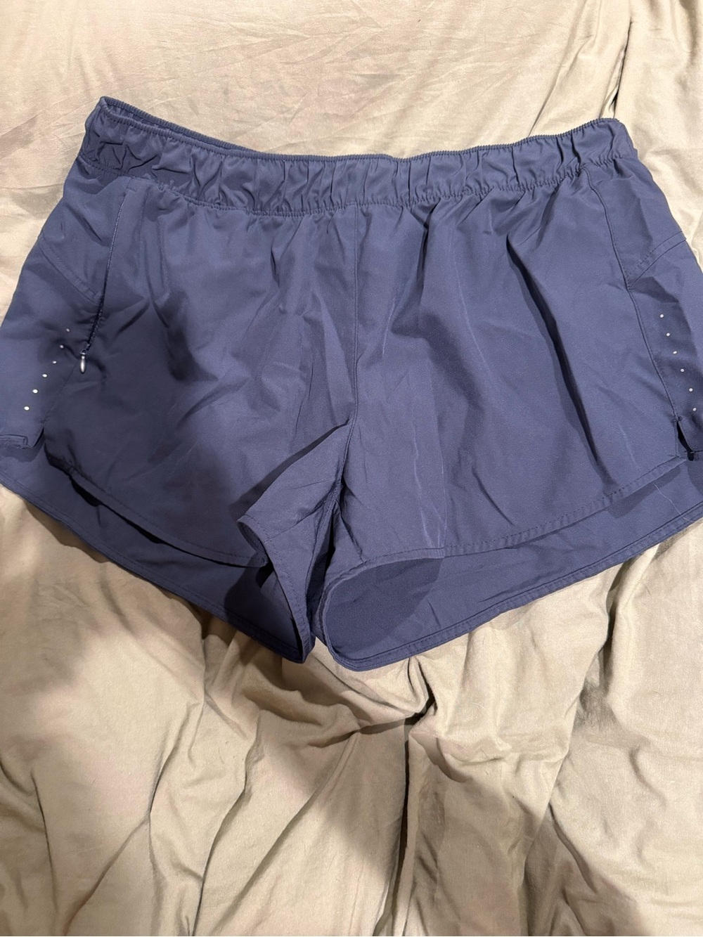 Old Navy Navy Blue Athletic Running Shorts with Reflective Dots